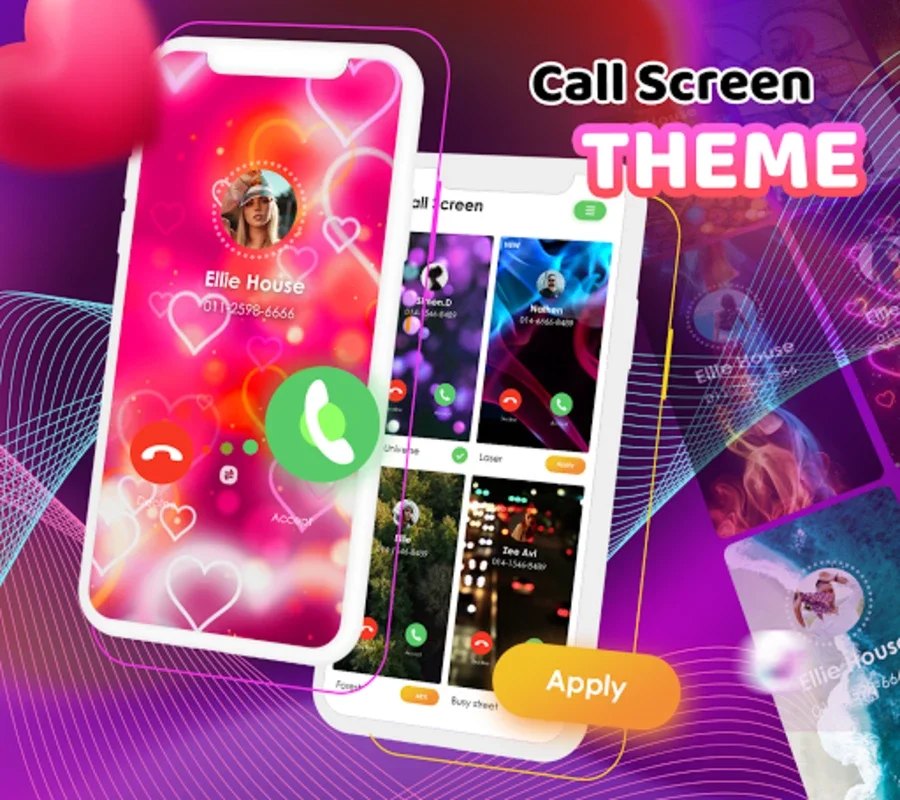 Call Screen Themes Color Phone for Android - Personalize Your Calls