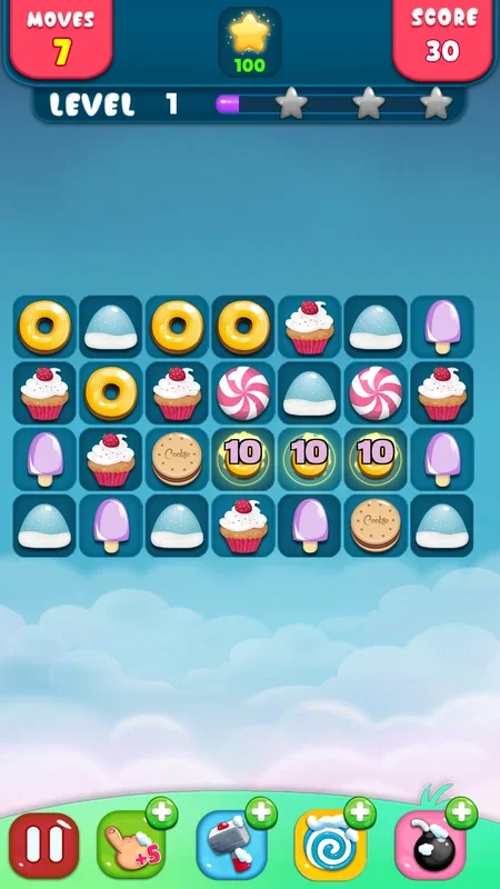 Candy World for Android - Engaging Match-3 Fun