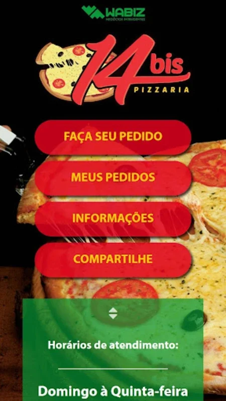 14 Bis Pizzaria for Android: Delicious Pizzas at Your Fingertips