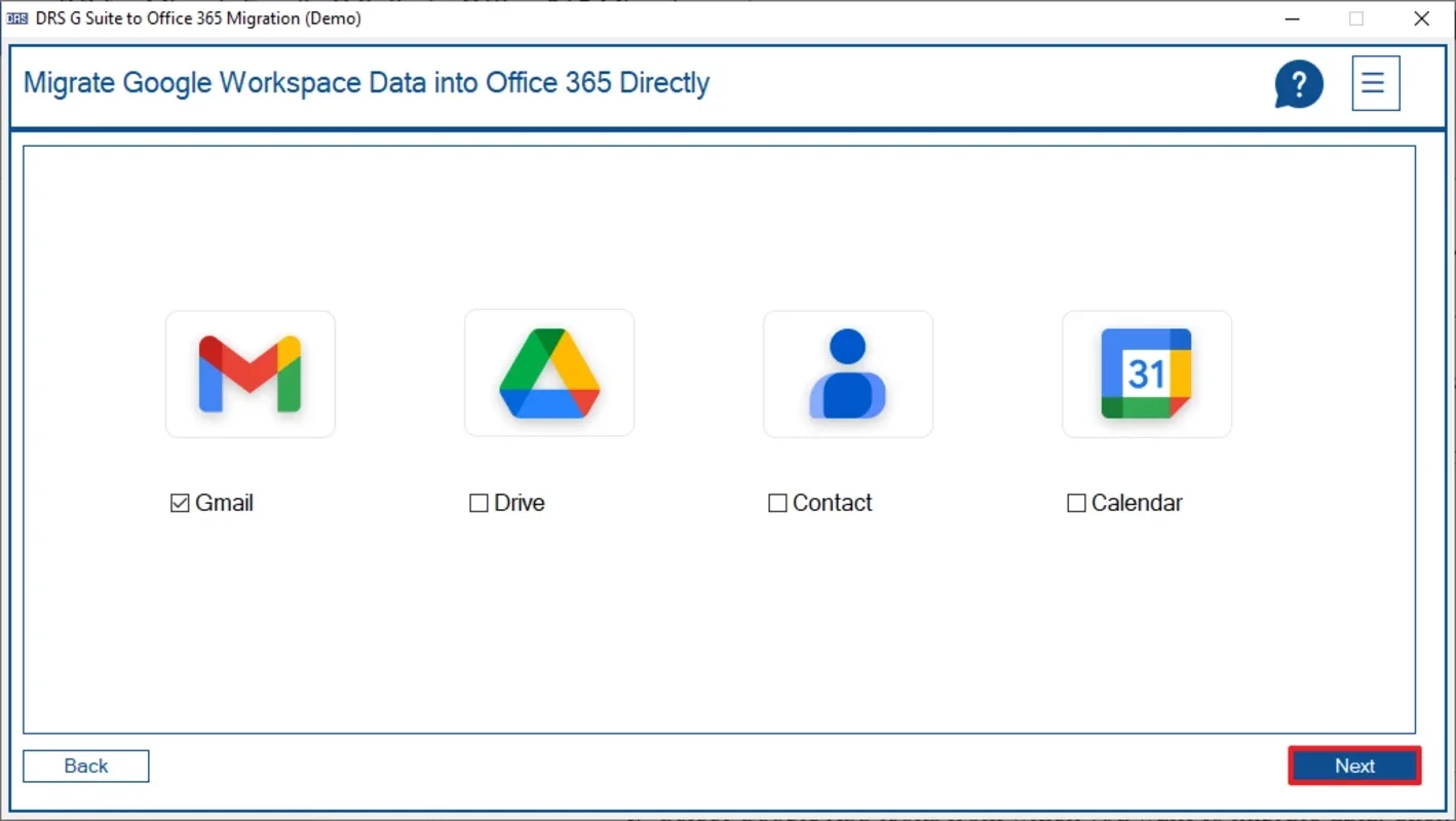 G Suite to Office 365 Migration Tool for Windows