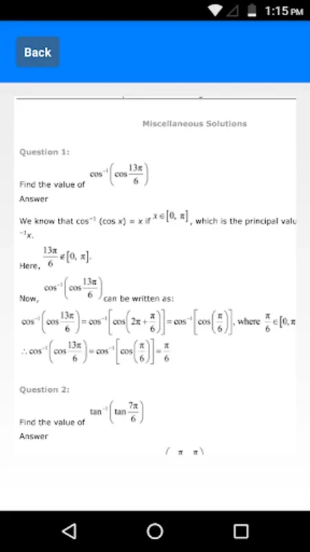 Class 12 Maths NCERT Solutions for Android - Aiding CBSE Students