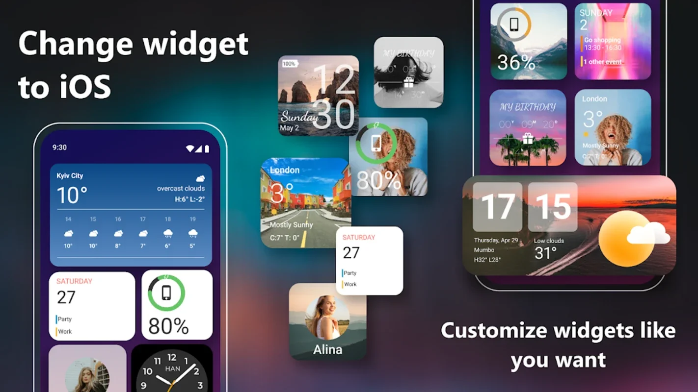 Color Widgets - iWidgets for Android: Customize Your Home Screen