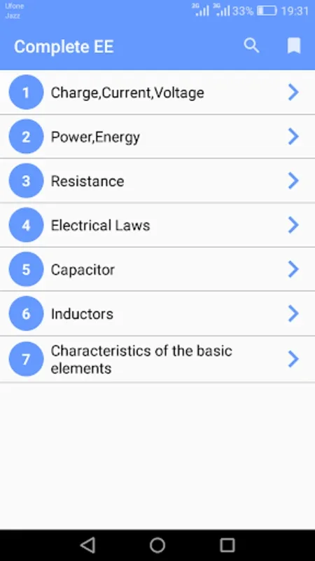 Electrical Engineering App for Android: Comprehensive Learning