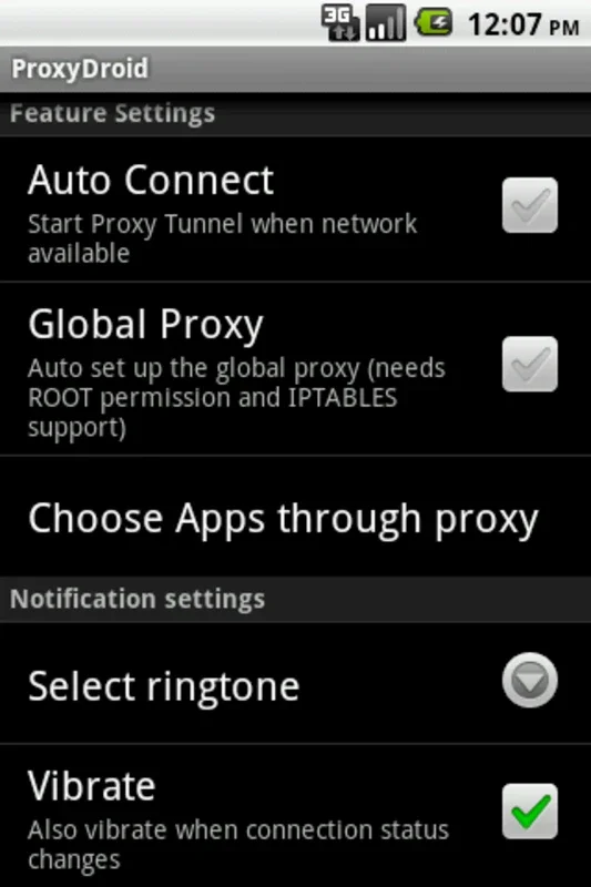 ProxyDroid: Secure and Versatile Proxy for Android