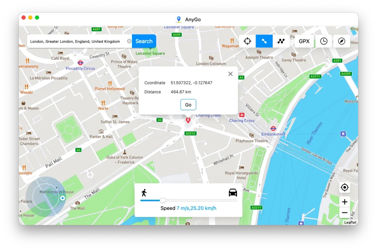 AnyGo for Mac - Unlock Unique Location Simulations