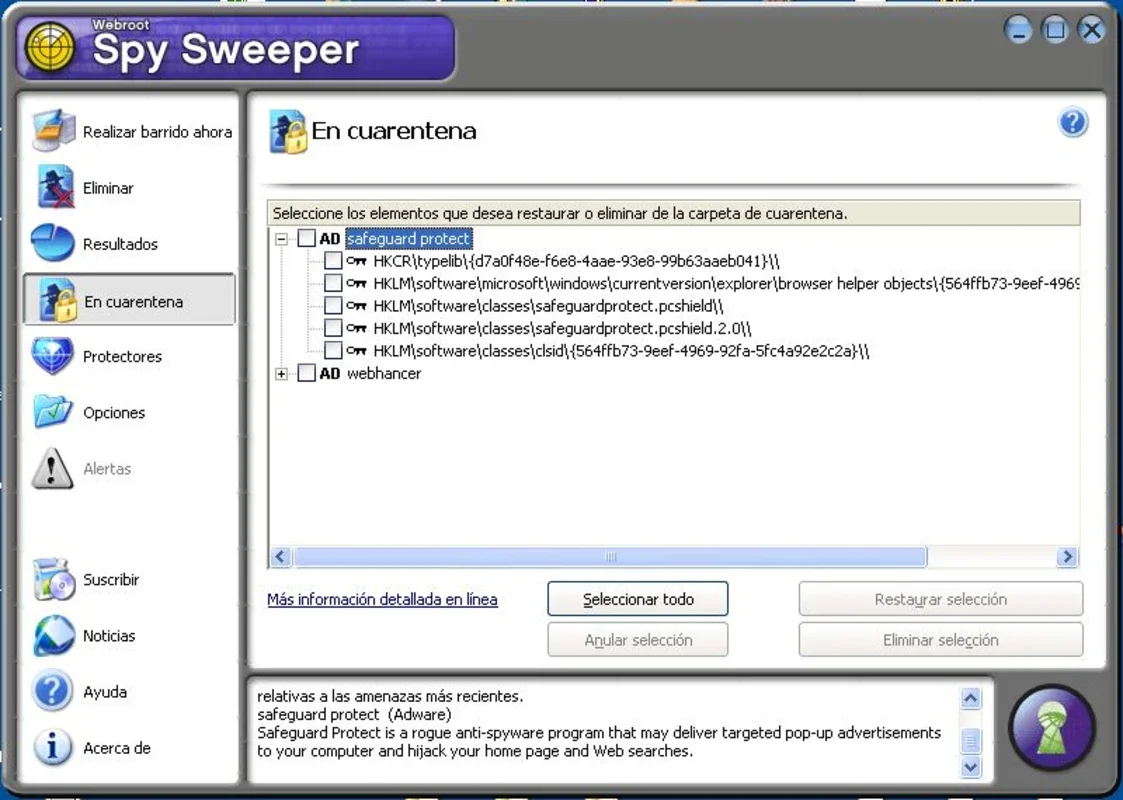 SpySweeper for Windows - Top PC Protection