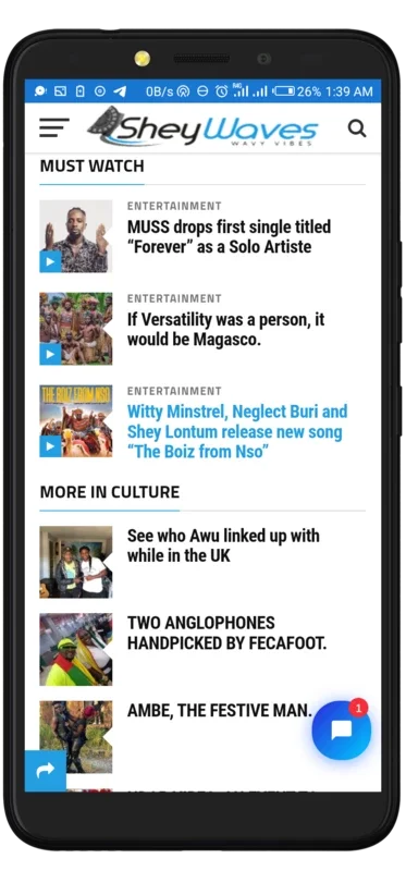 Shey Waves Pro for Android: Global Entertainment Updates