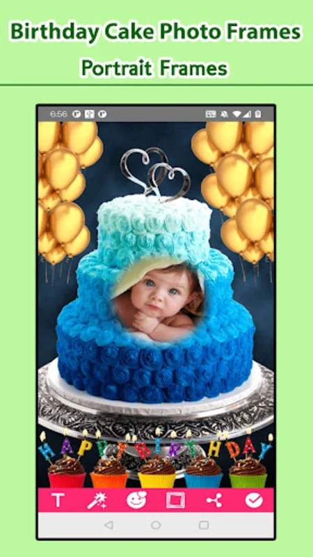 Birthday Cake Photo Frames for Android - Effortless Creativity