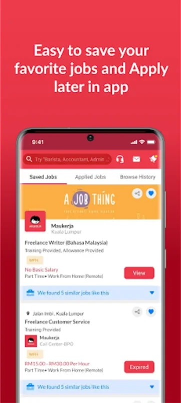 Maukerja for Android - Connect with Malaysian Jobs