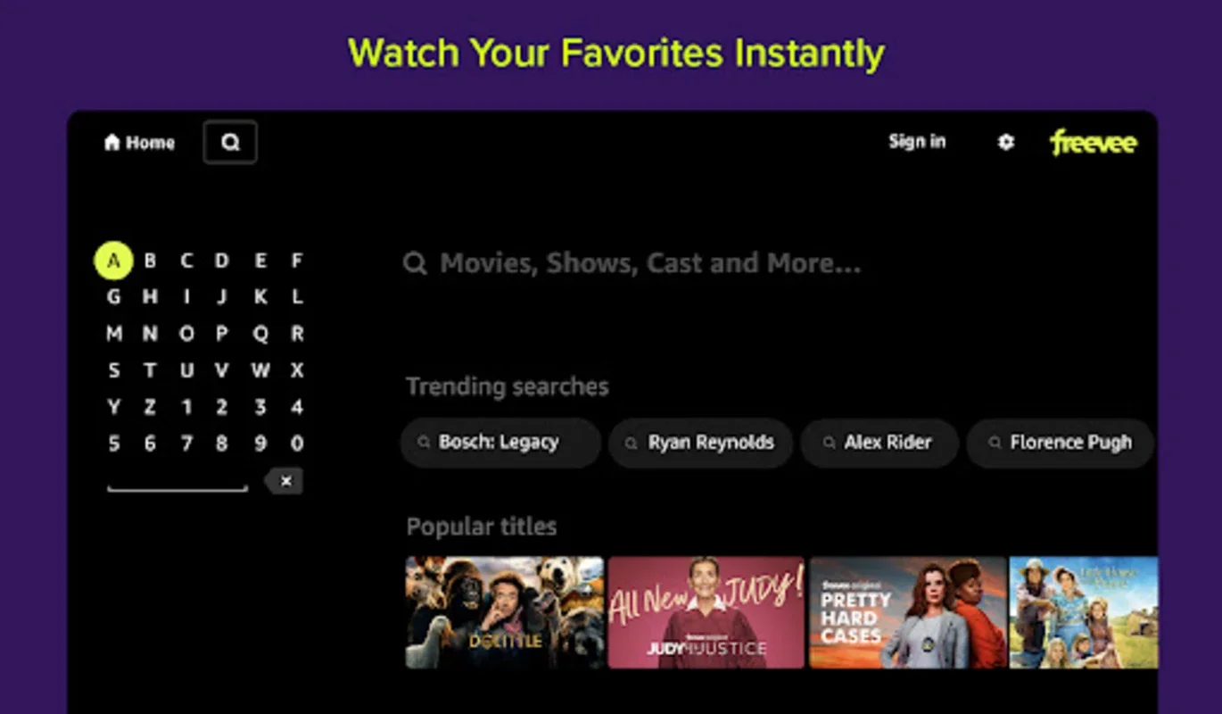 Amazon Freevee (Android TV): Stream Free Movies & TV Shows