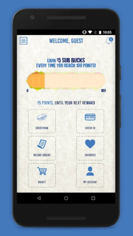 Port of Subs for Android - Order Fresh Sandwiches & Earn Rewards