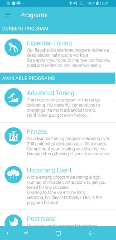 Slendertone Connect Japan for Android: Strengthen Your Core