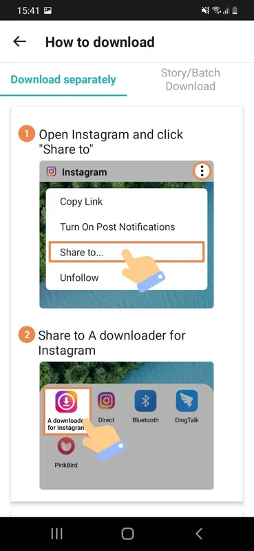 Video Downloader for Instagram on Android - Download Now