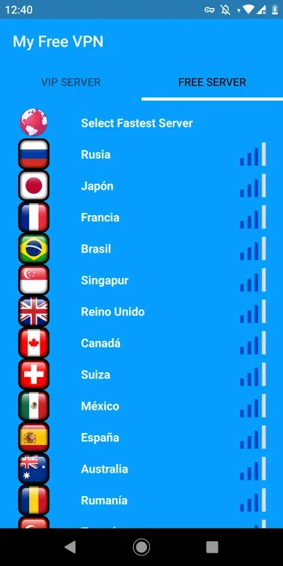 My Free VPN: Unlimited & High Speed for Android