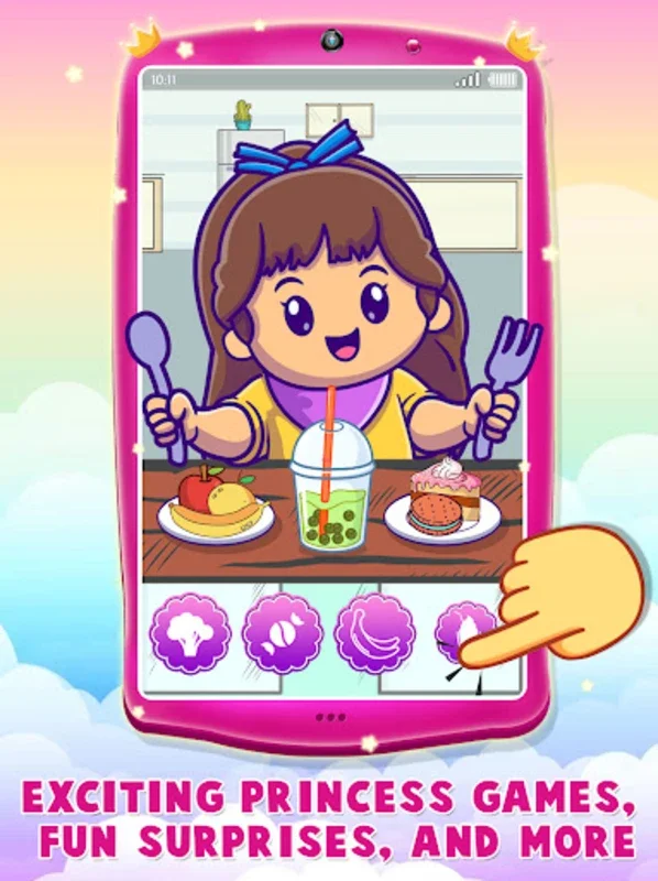 Princess Baby Phone - Kids & Toddlers Play Phone for Android: Learning and Fun