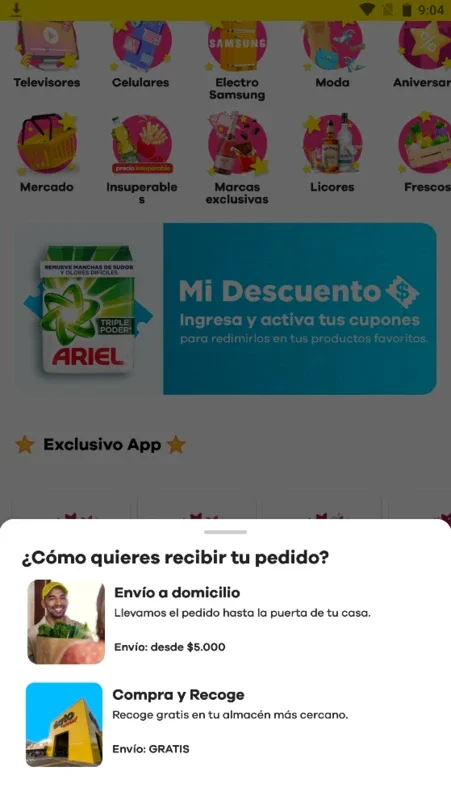 Exito for Android: Popular App with Useful Features