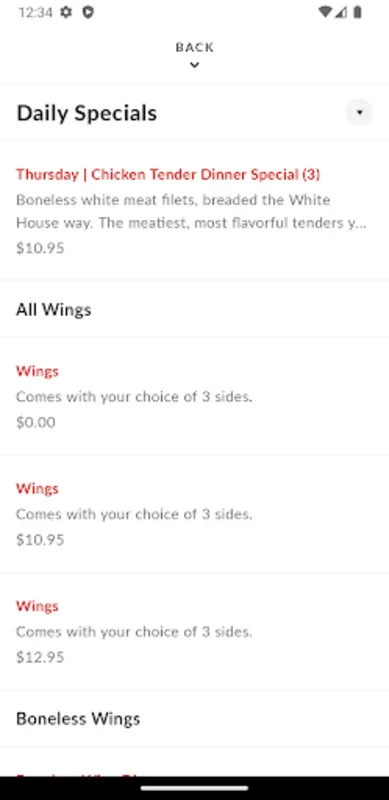 White House Chicken for Android: Effortless Meal Ordering