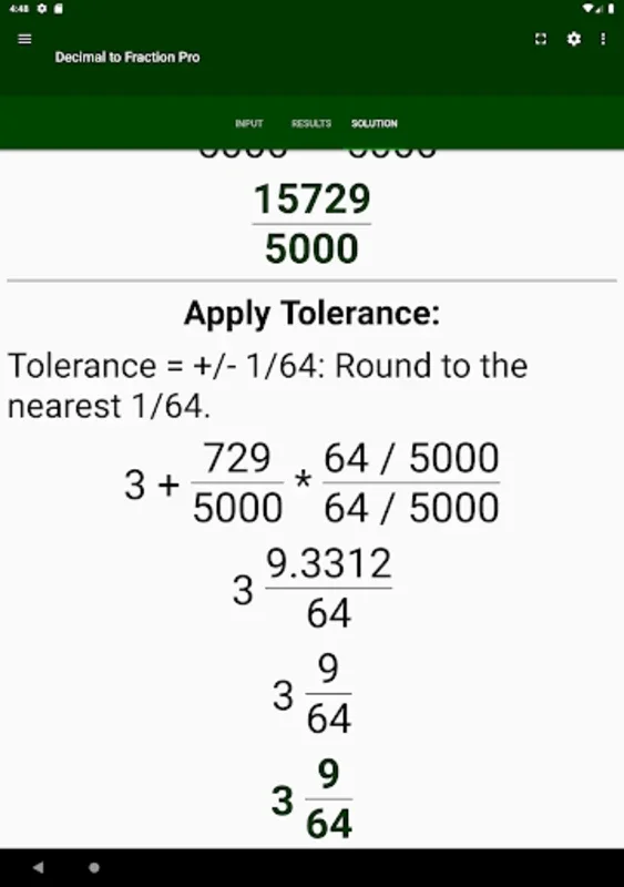 Decimal to Fraction Calculator for Android - Effortless Conversion