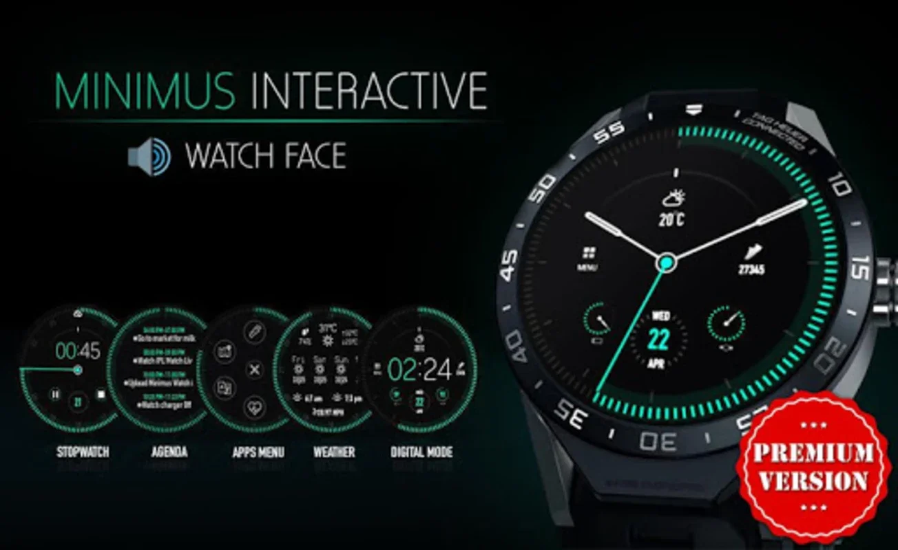 Minimus Watch Face for Android: Stylish Time Display