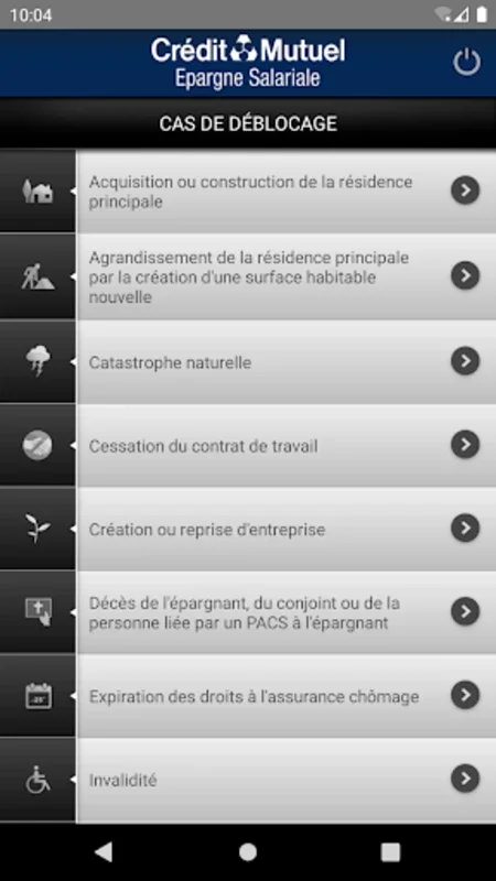 Epargne Salariale for Android - Manage Employee Savings Securely