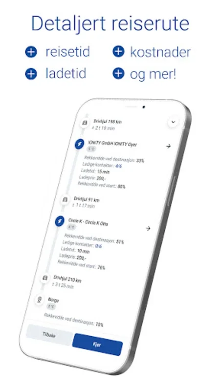 ElbilAppen for Android: Optimize EV Routes