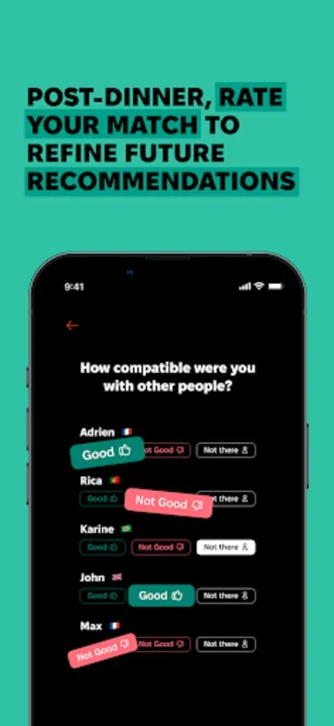 Timeleft for Android - Connect with Strangers at Dinners