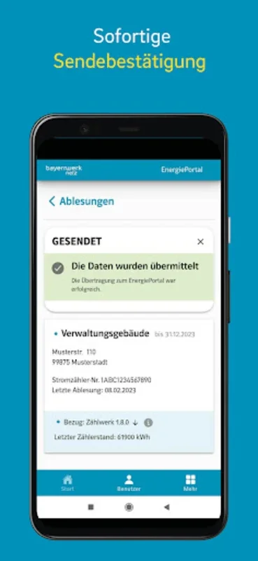 EnergiePortal Bayernwerk for Android - Streamlined Energy Management