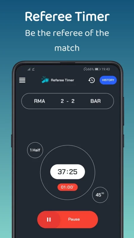 Referee Timer for Android - Streamlined Timekeeping