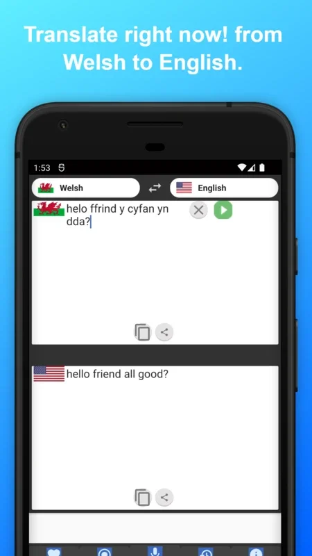 English to Welsh Translator for Android - Seamless Language Conversion