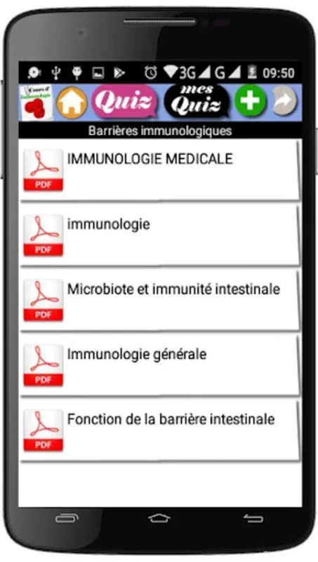 Cours d’immunologie for Android: Comprehensive Learning