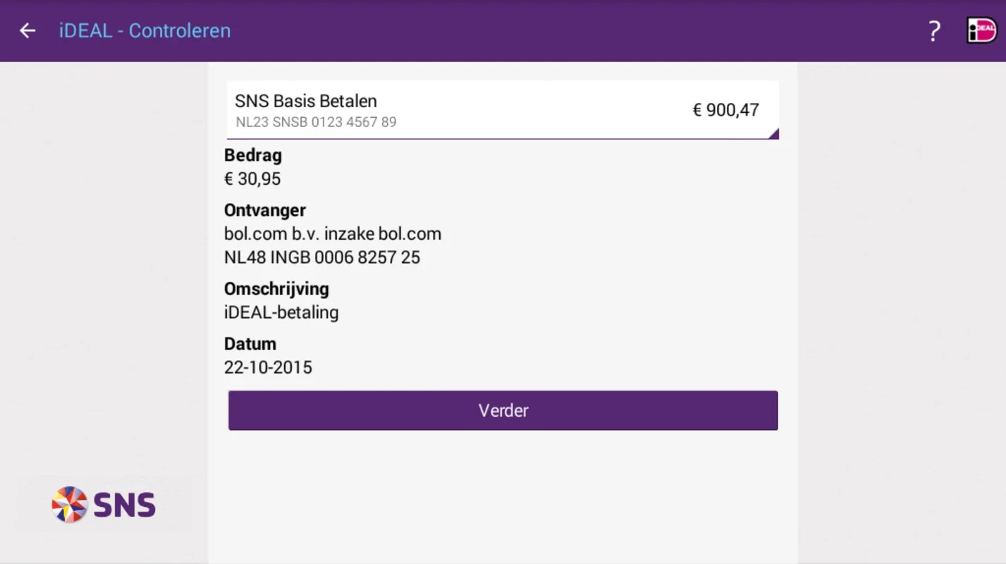 SNS Mobiel for Android: Convenient Banking App