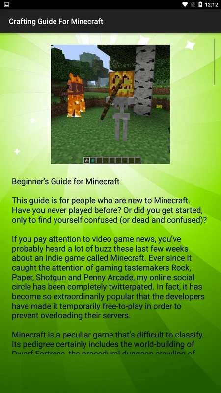 Crafting Guide For Minecraft for Android: Master the Game