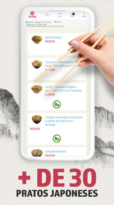 Gendai Delivery - Restaurante for Android: Order Fresh Japanese Cuisine Easily