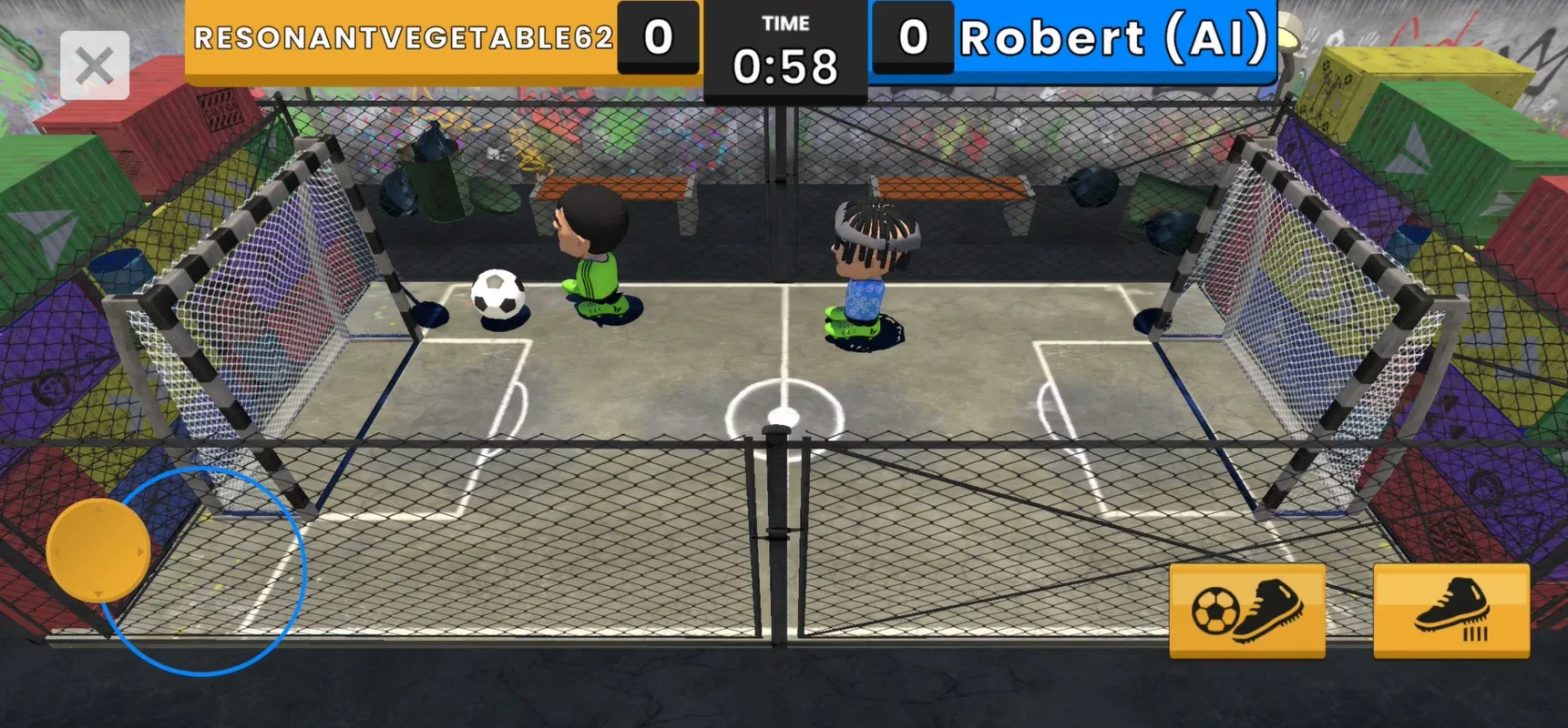 Football Street Arena for Android: Intense 1v1 Soccer Matches