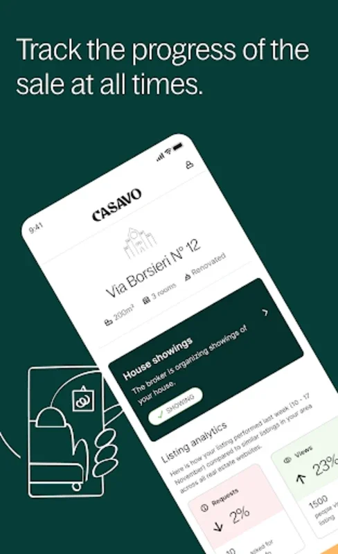 Casavo for Android: Streamlined Home Selling