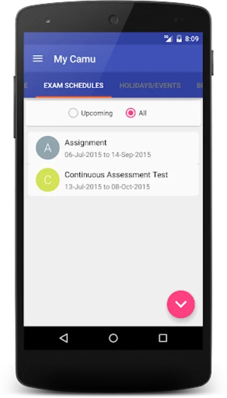 MyCamu - Students & Parents for Android - Streamline Academic Life