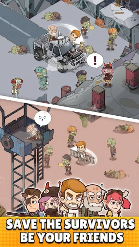 Mini Survival: Zombie Fight for Android - Build and Defend Against Zombies