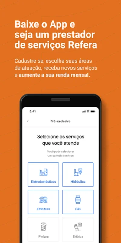 Refera Prestadores for Android - Boost Your Real Estate Service Business