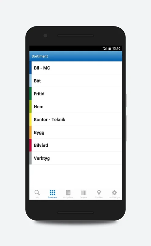 Biltema for Android: Streamline Shopping with Organized Lists