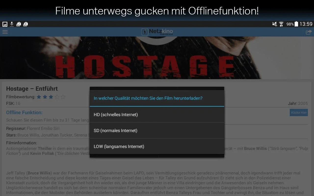 Netzkino for Android - Enjoy Free Movies