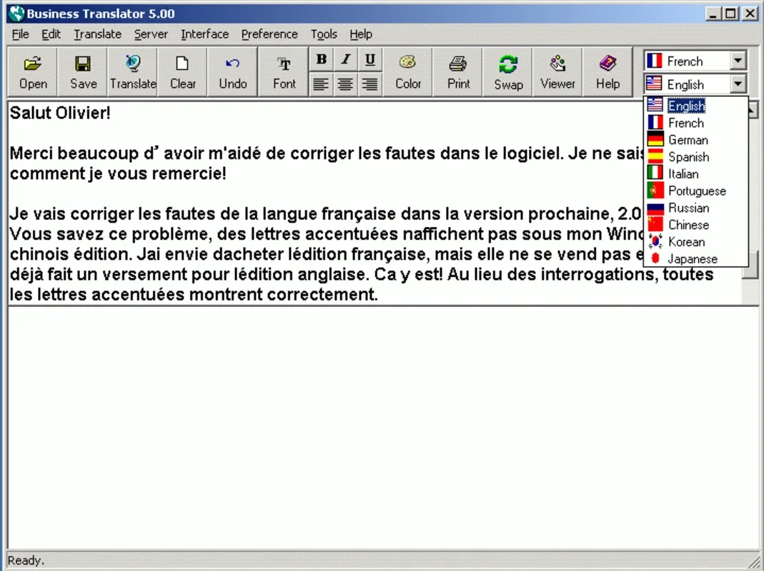 Business Translator: Multilingual Document Translation for Windows