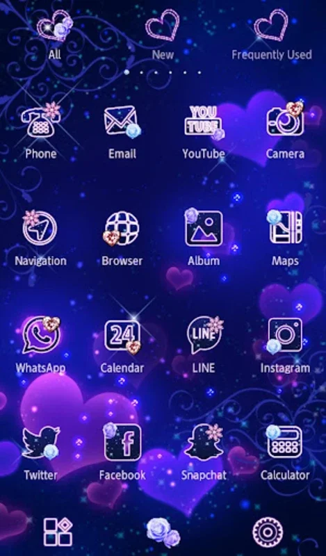 Electric Love for Android - Personalize with Neon Love