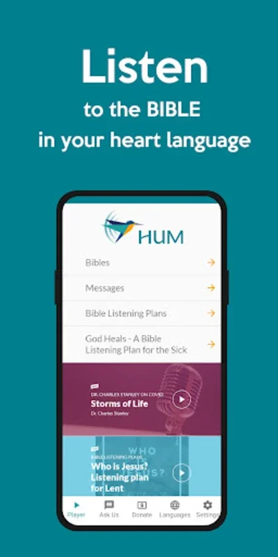 HUM for Android - Rich Audio Bible Experience