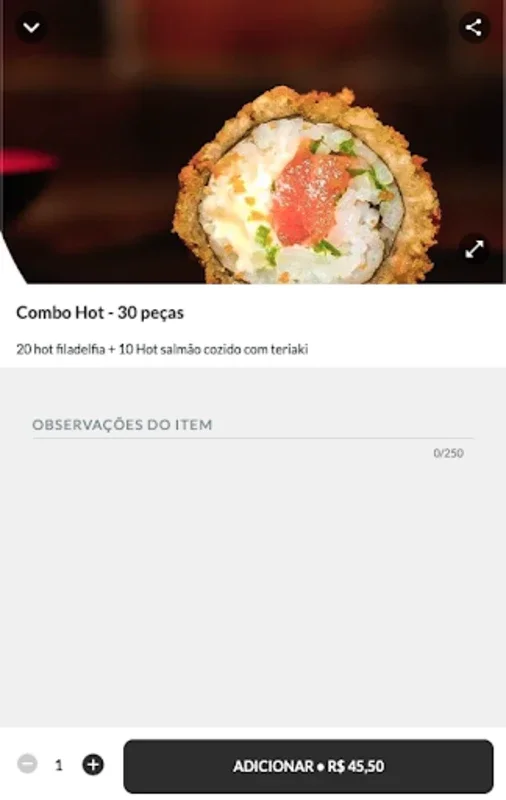 Oishi Sushi for Android - Seamless Sushi Delivery