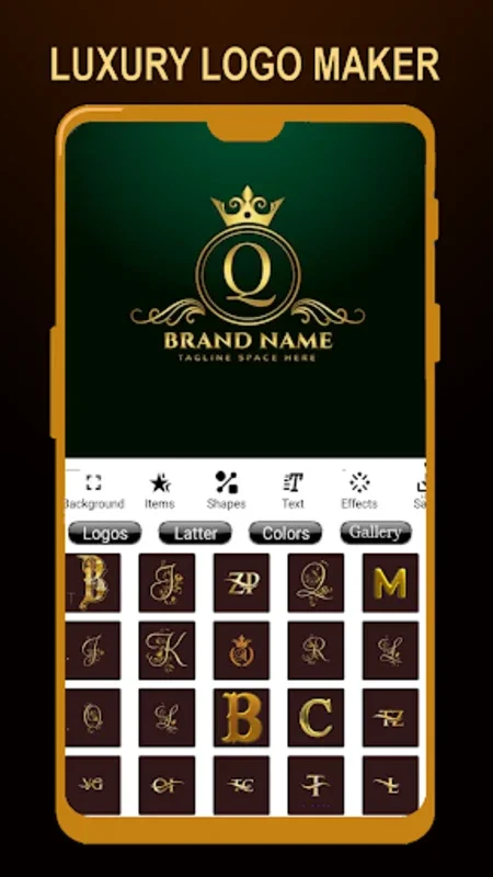 Luxury Logo Maker for Android - Create Professional Logos Easily