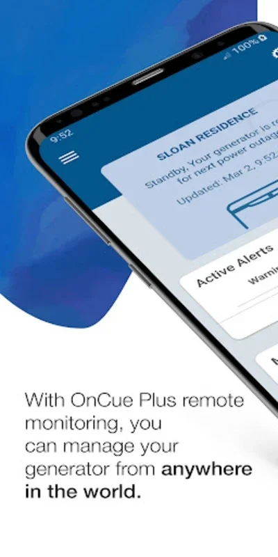 OnCue Plus for Android: Remote Generator Control