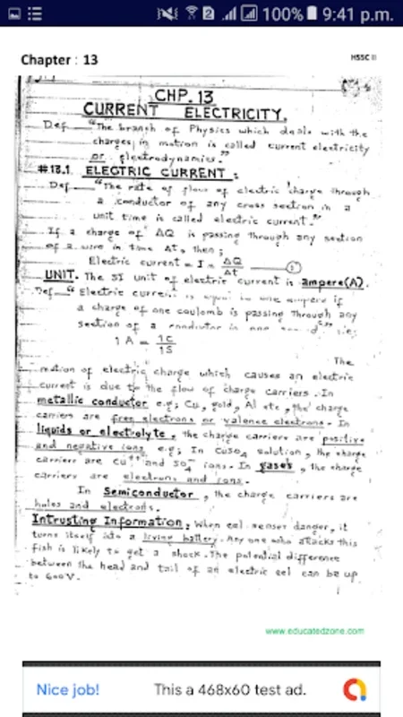 FSC Physics Part 2 Solved Note for Android - Master Intermediate Physics