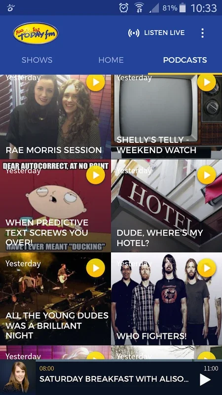 Today FM for Android - Enjoy Live Radio & More