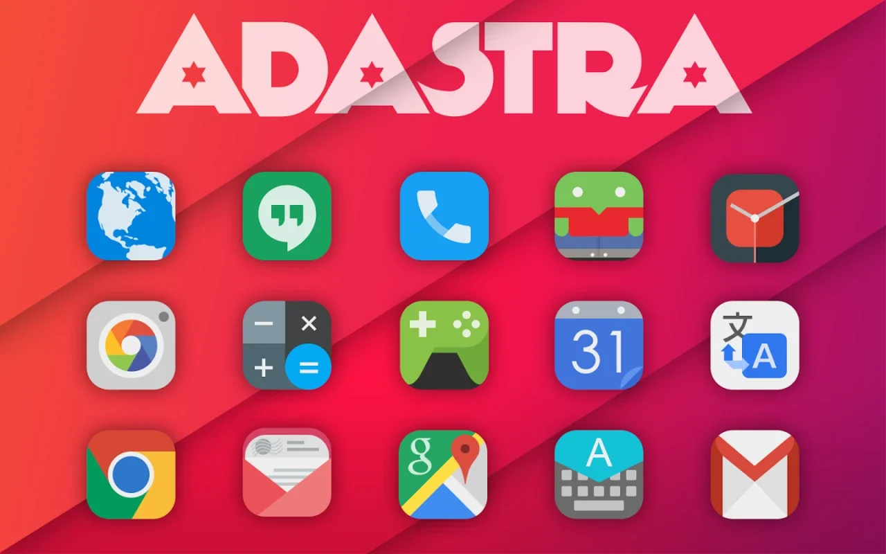 Adastra for Android - Modern Icon Pack