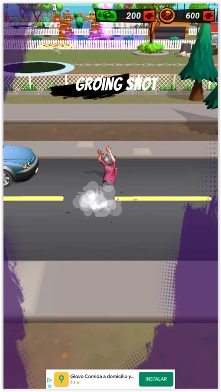 Jackass Human Slingshot for Android - Hilarious Air - Shooting Game